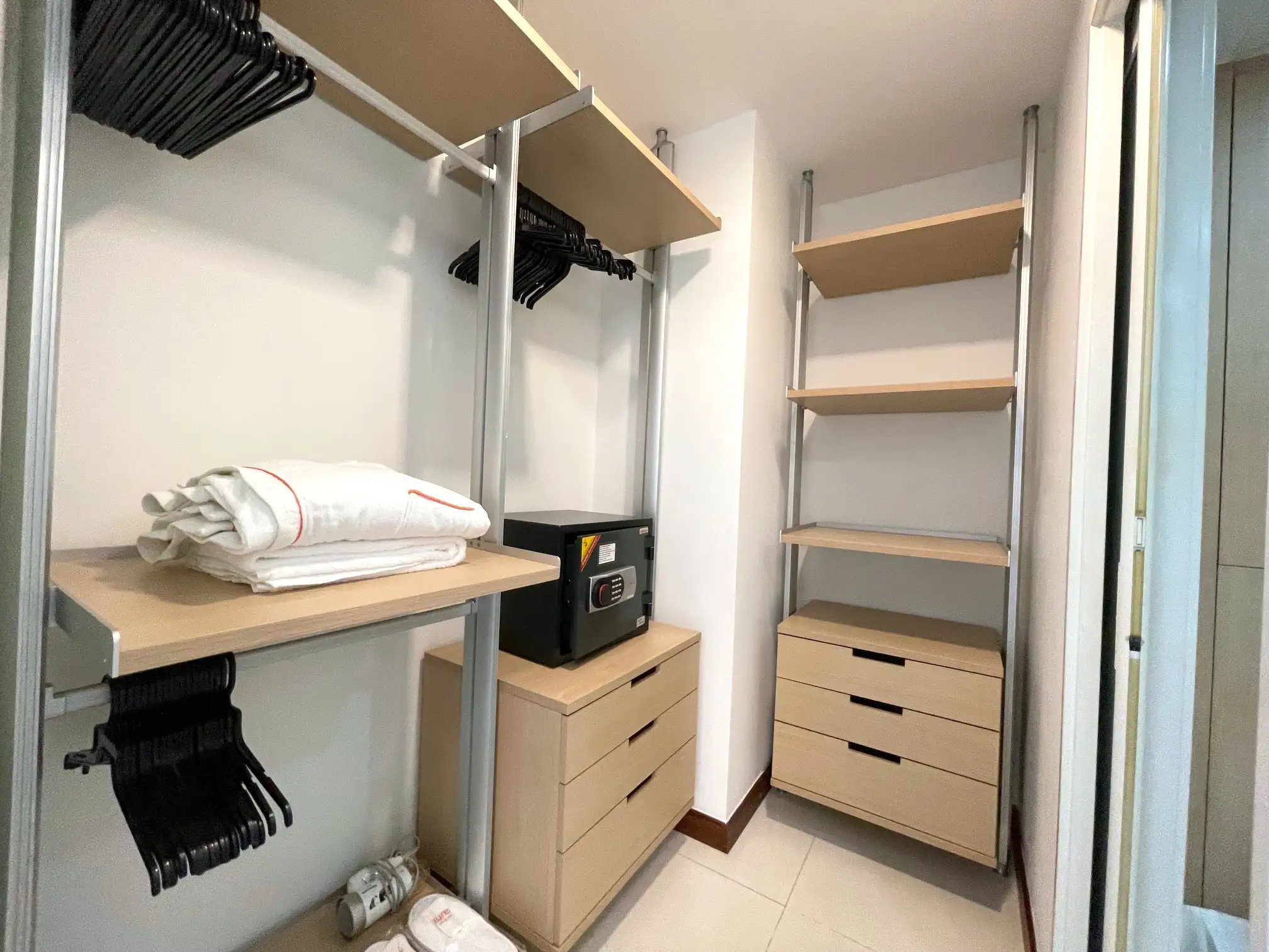 Modern furniture and cabinetry in home interior design.
