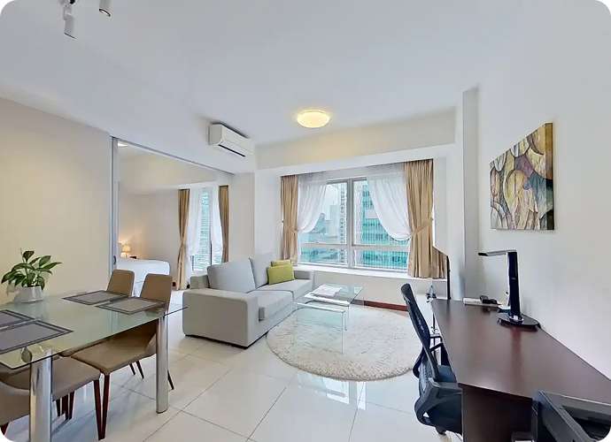Dining room and bedroom