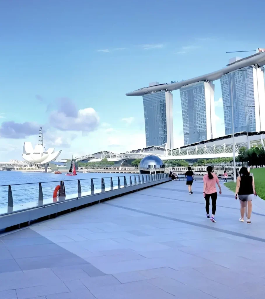 Marina Bay lifestyle near Aurealis serviced residence