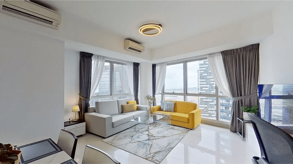 Three bedroom seaview suite at Aurealis serviced residence