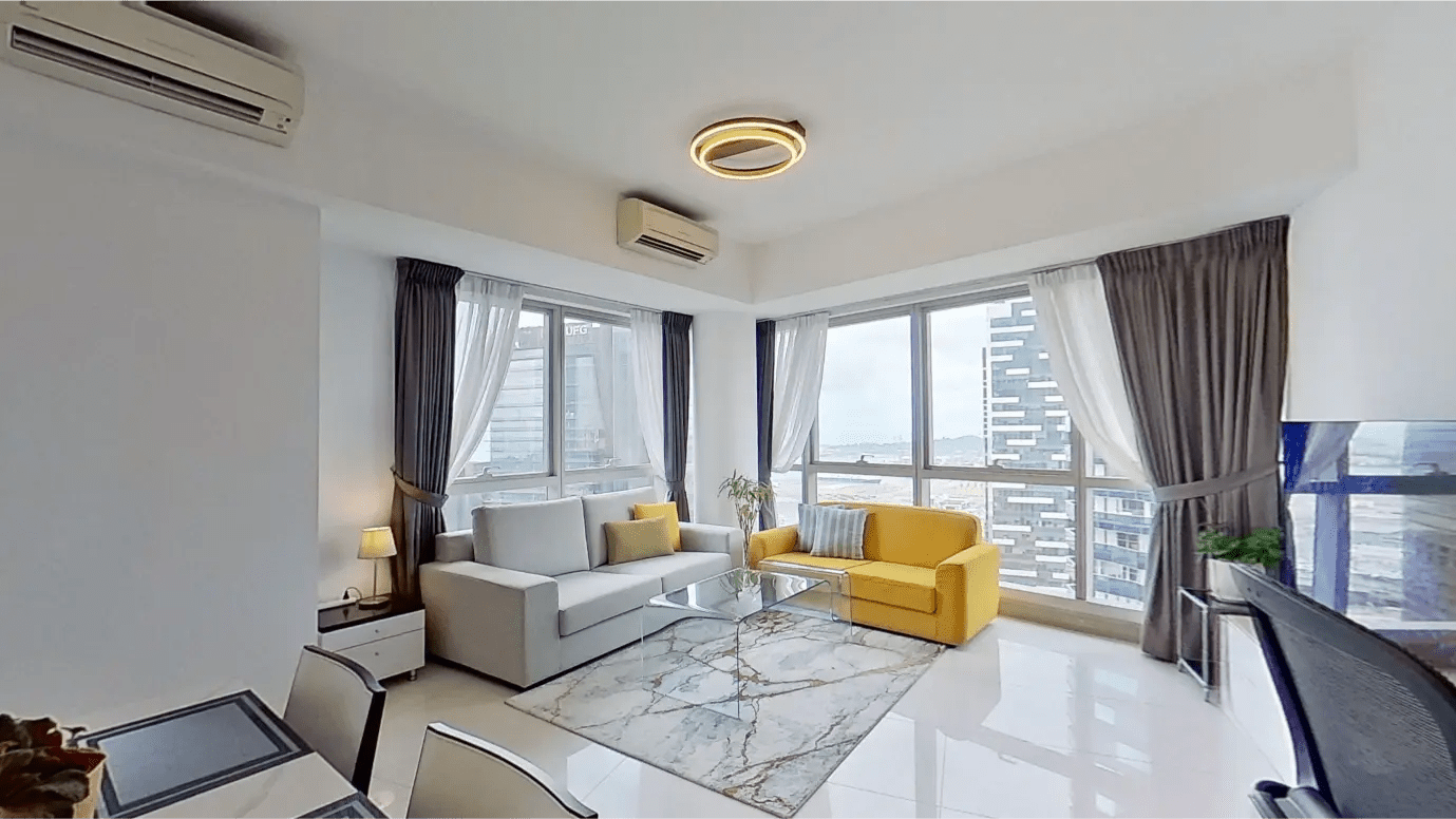 Three bedroom seaview suite at Aurealis serviced residence