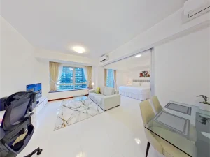 Serviced apartment interior in Singapore